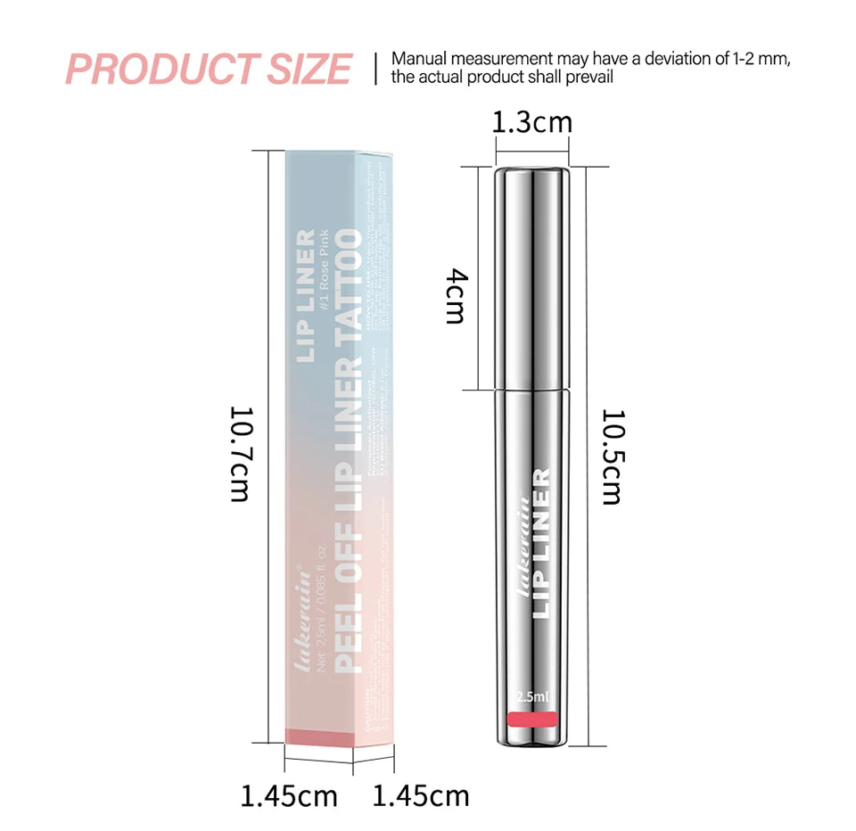 Lip Liner Peel Off Tattoo